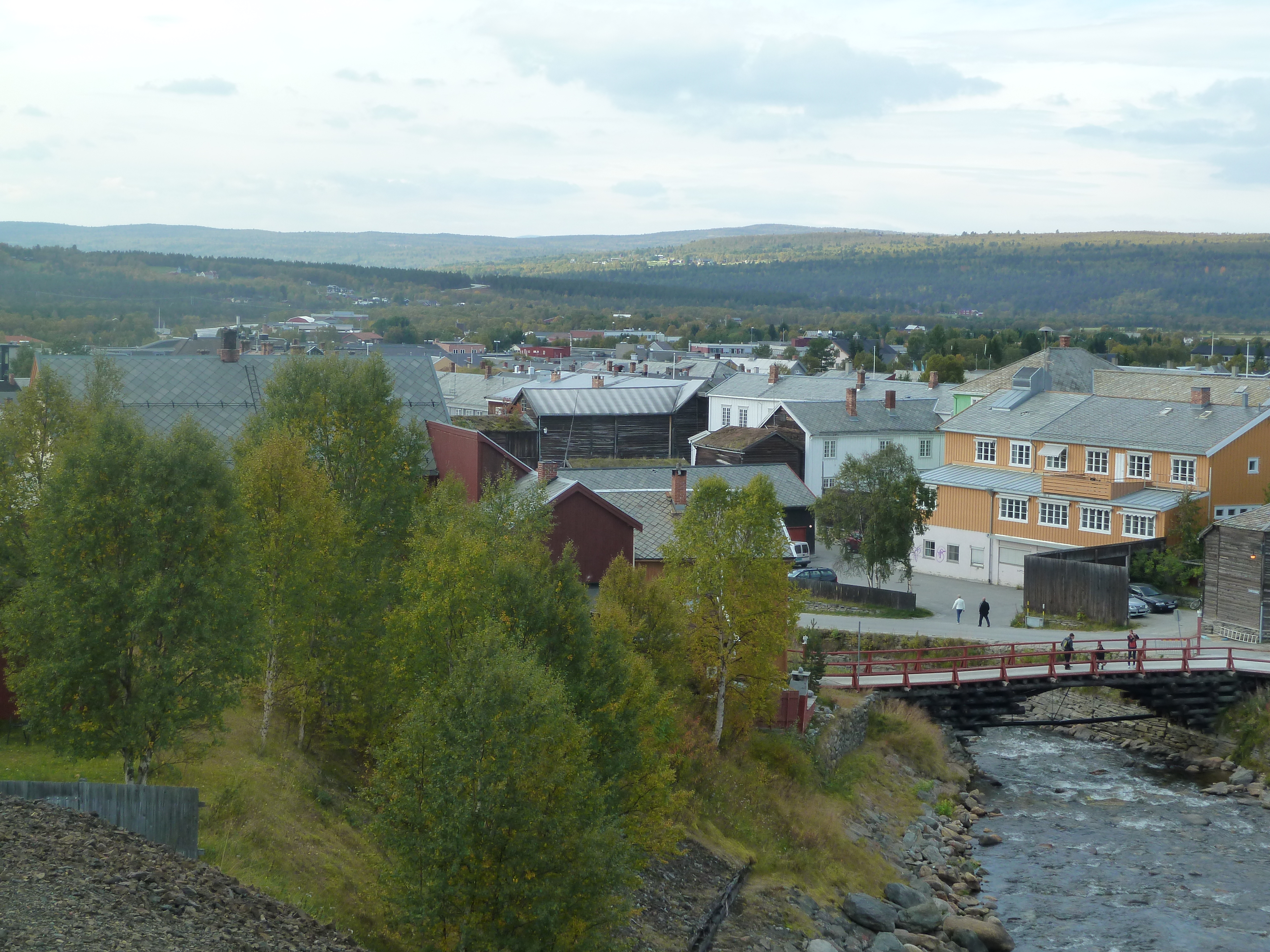 Vennskapstreff. Guidet tur på Røros.